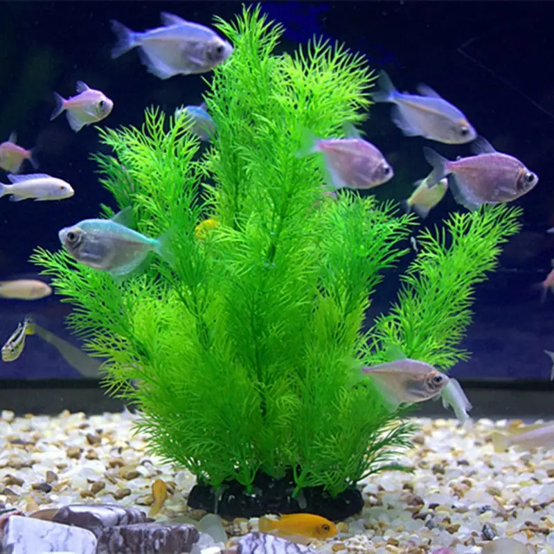 Aquarium Fish Hideout - Artificial Aquarium Decor Plants Underwater Water