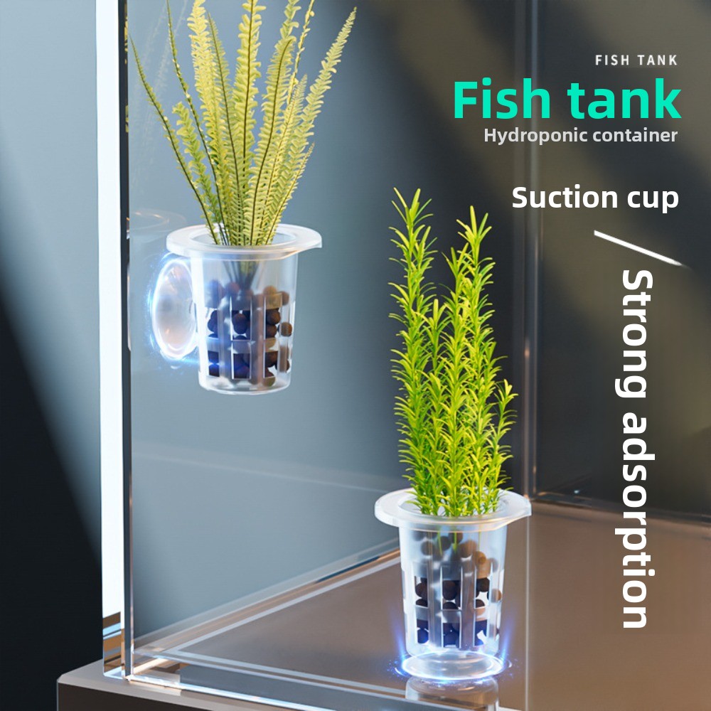 10Pcs Transparent Plant Hydrop - Aquarium Fish Hideout recension och pris