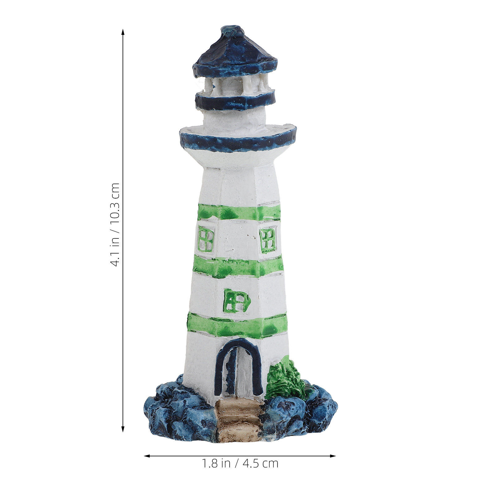 1Pcs Resin Lighthouse Aquarium - Aquarium Fish Restaurant recension och pris