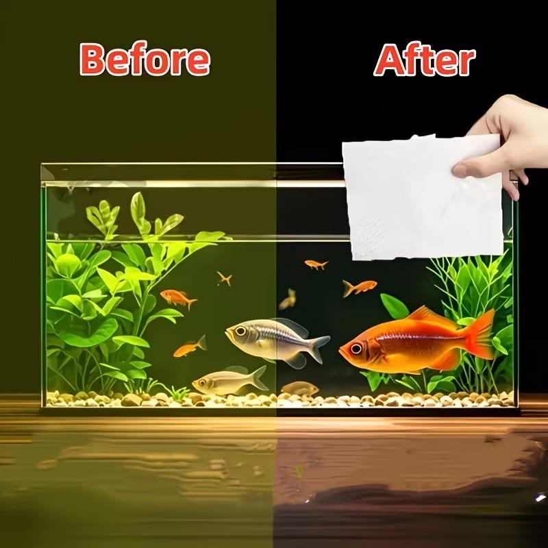 50/300Pcs Aquarium Color-Absor - Aquarium Fish Yellow recension och pris