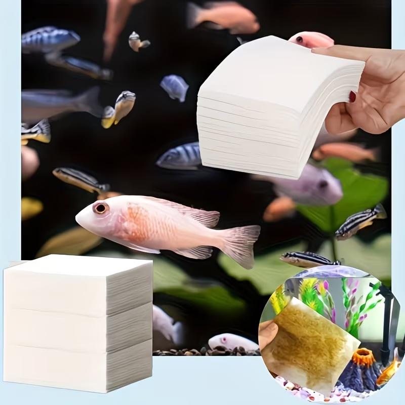 50/300Pcs Aquarium Color-Absor - Aquarium Fish Yellow recension och pris