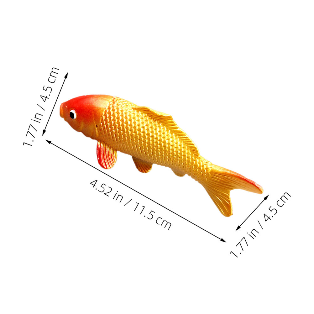 4Pcs Stylish Realistic Carp Fi - Aquarium Fish Restaurant recension och pris