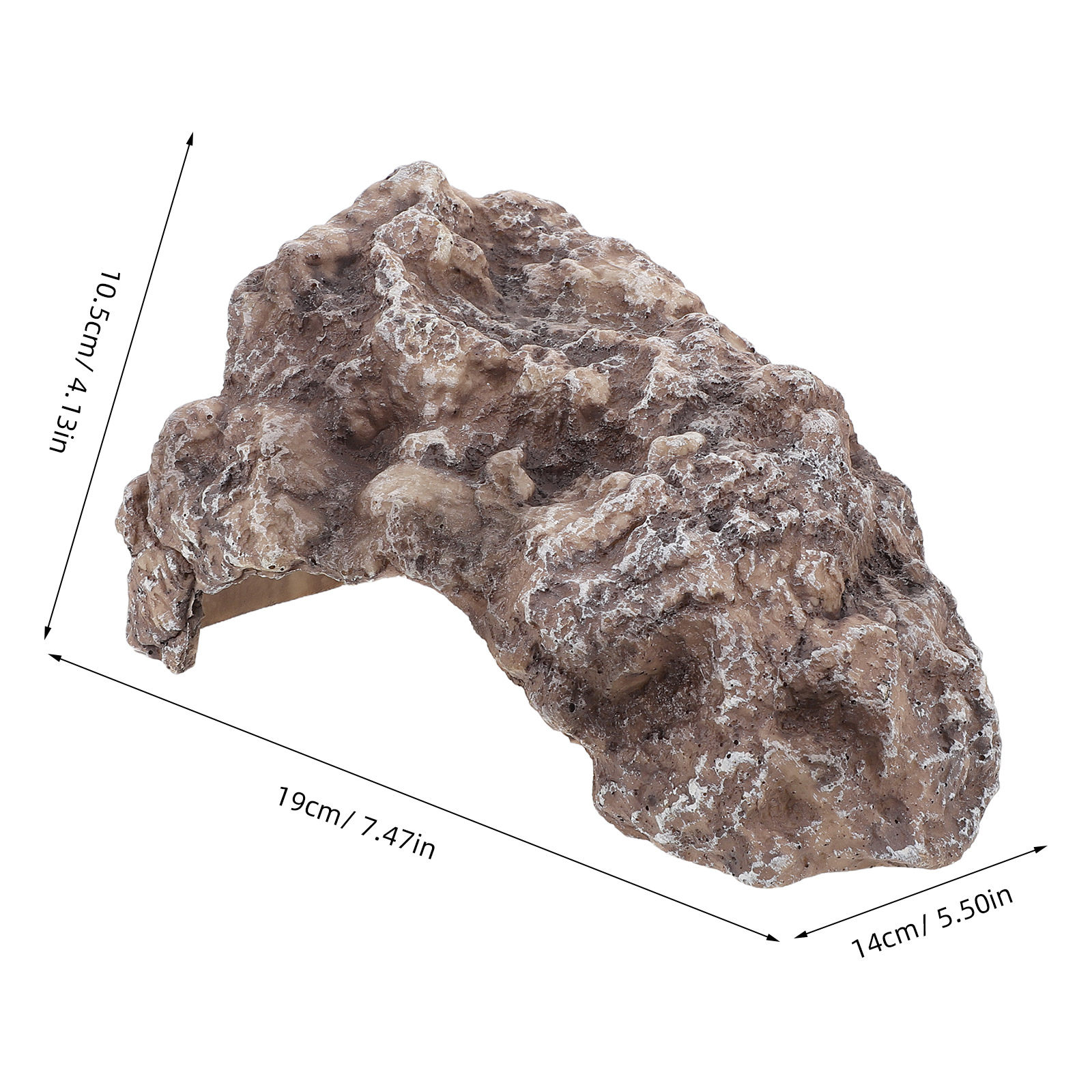 Reptile Rock Hideout Cave for  - Aquarium Fish Hideout recension och pris