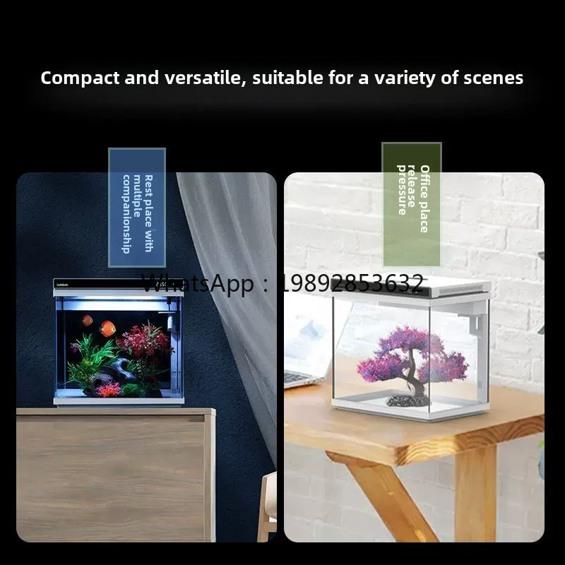 YGG  ultra-white glass small f - Aquarium Fish Without Oxygen recension och pris