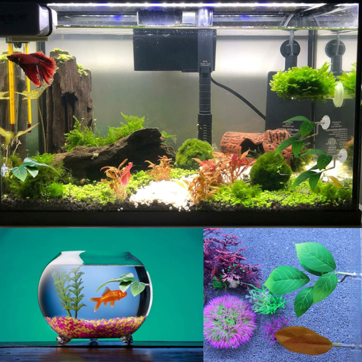 1 PC Betta Fish Hammock Soft A - Aquarium Fish Hideout recension och pris