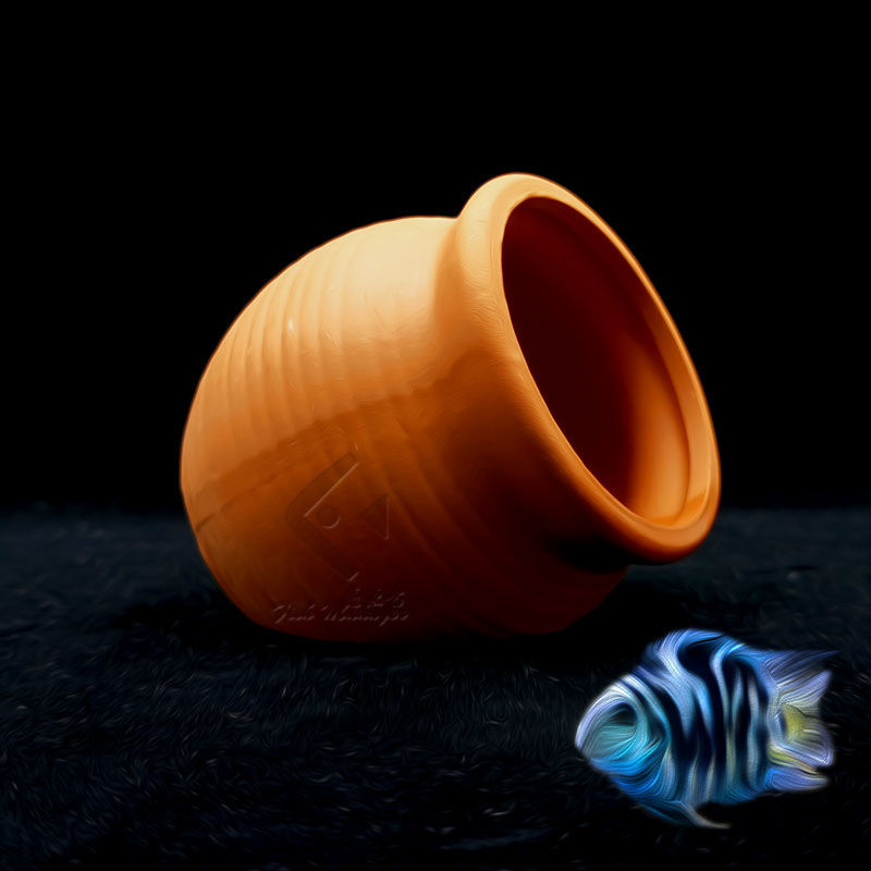Aquarium Mini Ceramic Tank Fis - Aquarium Fish Hideout recension och pris