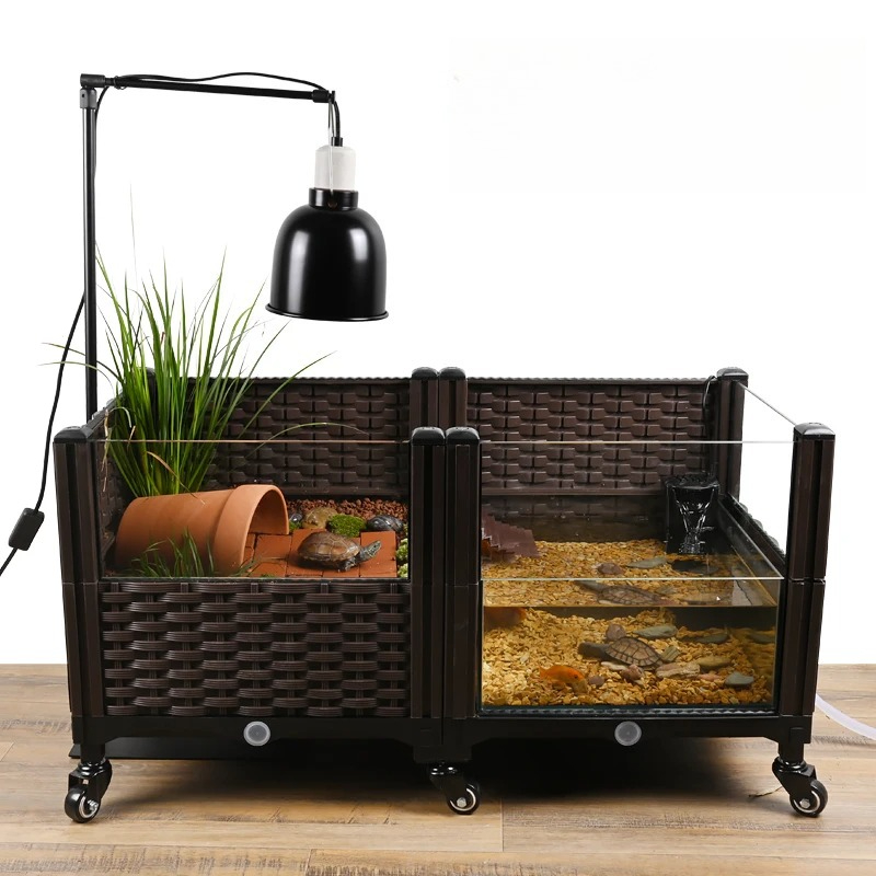 Eco Turtle Tank with Basking P - Aquarium Fish Yellow recension och pris