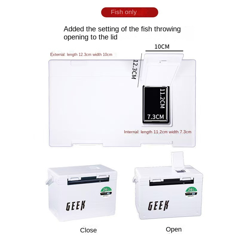 26L  Fishing Cooler Box Tackle - Aquarium Fish Cold Water recension och pris