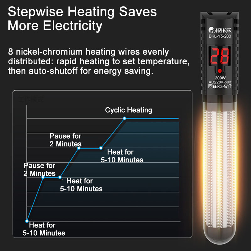 Aquarium Heater Fish Tank LCD  - Aquarium Fish Cold Water recension och pris